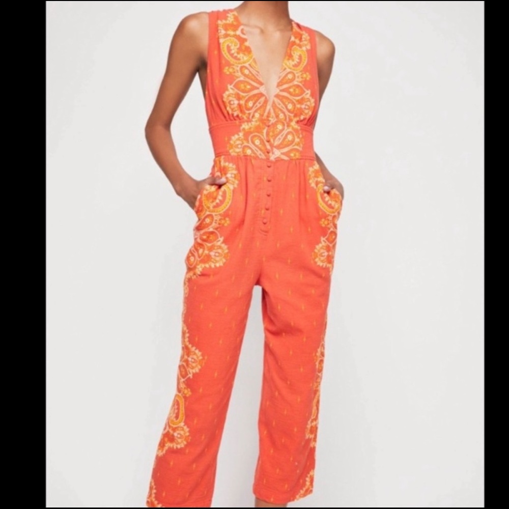 Free People Setting Sun Jumpsuit/ Romper